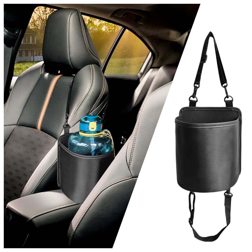 Hanging Car Seat Cup Holder with Waterproof Liner,Multi-Function Car Drink Holder/Car Organizer for Wallets,Umbrellas,Universal Seat Back Organizer Car Accessories for Car SUV Truck