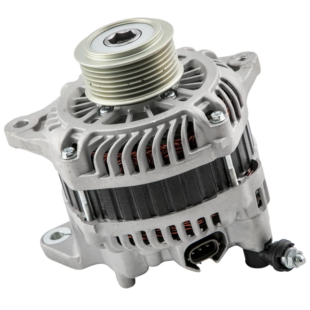maXpeedingrods 23100EB310, 23100EB31A, 23100EB31B 12V 120A Alternador Generador para Nissan Navara D40 Pathfinder 2.5 dCi A3TG2681B, A3TG2681ZE, 23100EB71A