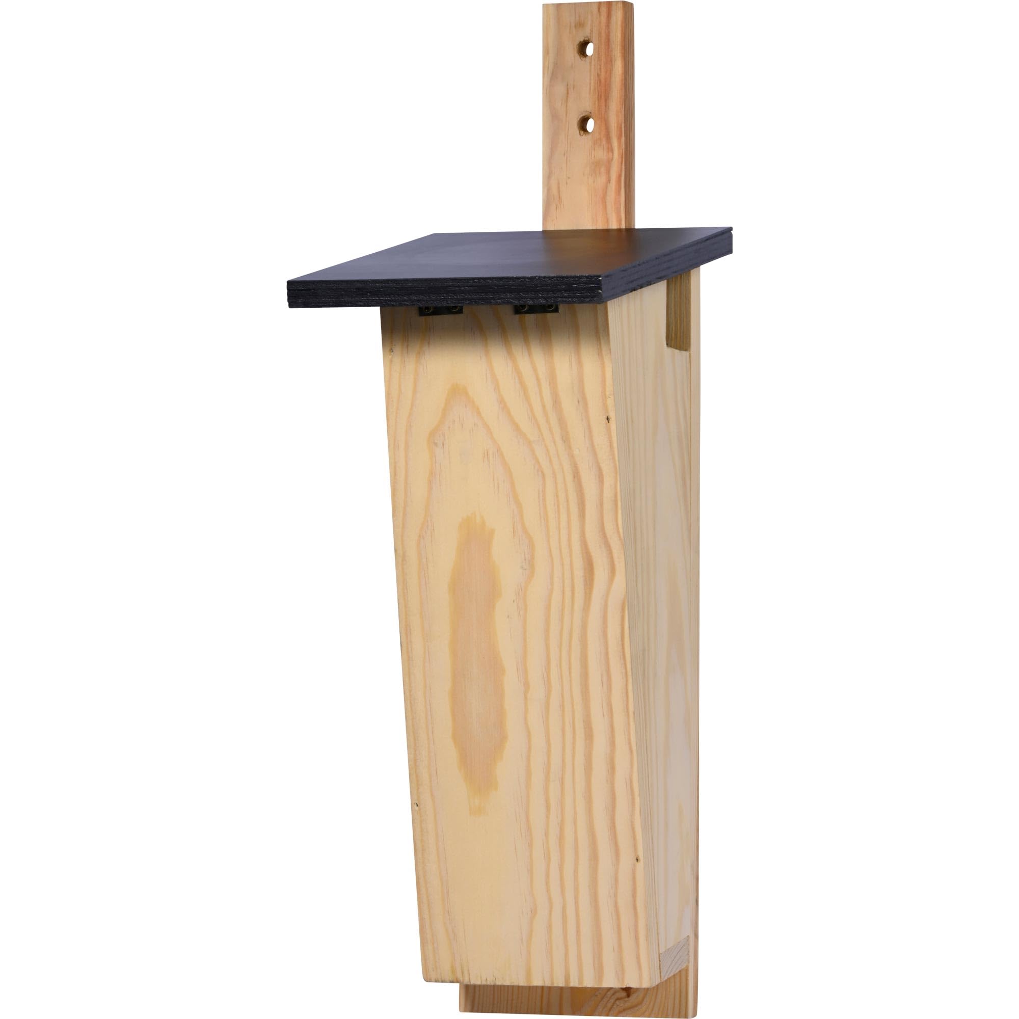 dobar® Special Nesting Box for Tree Runners - Bird Incubator for Hanging - 14 x 17 x 35 cm - Pine - Dark Brown