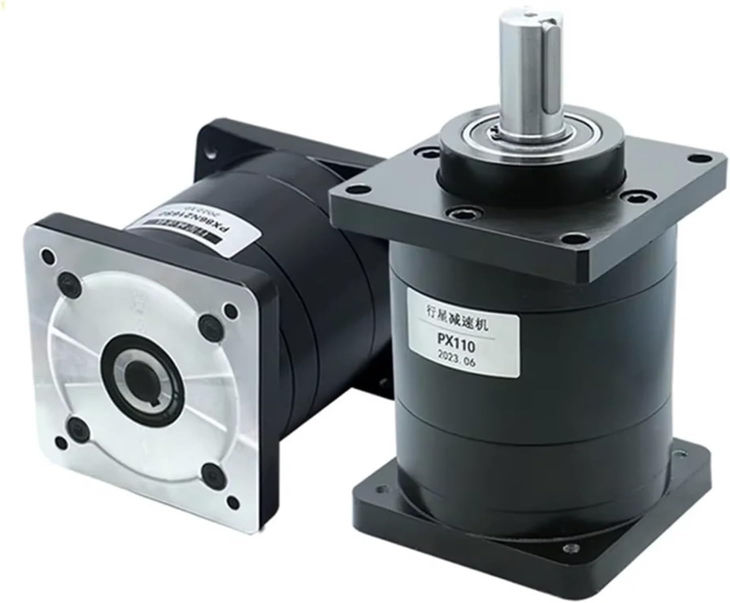PX110 19mm Input 22mm Output Planetary Reducer Gearbox 3:1 to 216:1 for Computerized Numerical Control Engraver 1.5KW 1.8KW 110ST AC Servo Motor(50 to 1_19MM for 110 SERVO)