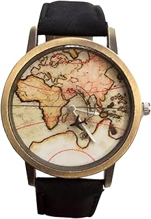 1 Peça Relógio Com Mostrador De Mapa Pulseira De Relógio De Relógios Femininos Relógios Digitais Relógio De Pulso Casal Relógios De Pulso Feminino Bandas De Relógio De Lona