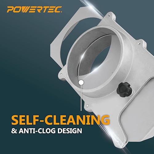 Miniatura 3 de POWERTEC 70227 - Puerta de explosión de 6 pulgadas para colector de polvo, accesorios de recolección de polvo (paquete de 2)