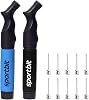 SPORTBIT Ballpumpe mit 5 Nadeln Set - Handpumpensystem zum Aufpumpen - Passt für jeden Sportball Volleyball Basketball Fußball Gymnastik Soccer Ball Aufblasgerät Luftpump