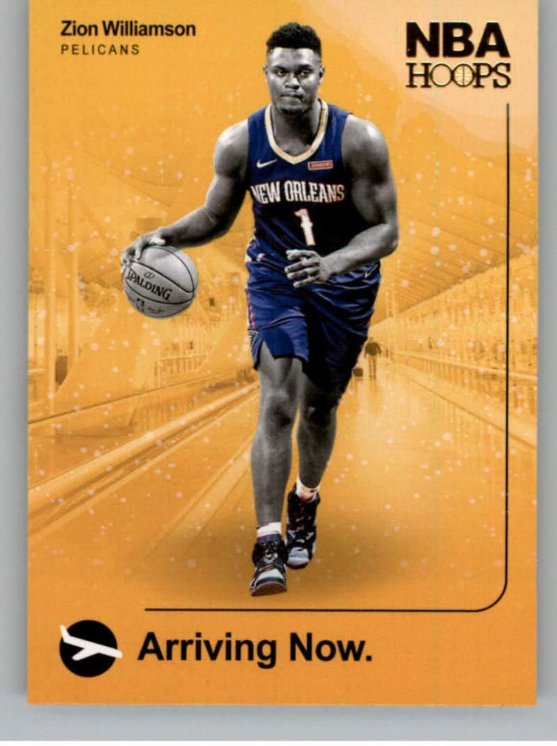 2019-20 Panini Hoops Arriving Now Winter Basketball #2 Zion Williamson New Orleans Pelicans Official Christmas/Holiday Parallel Trading Card