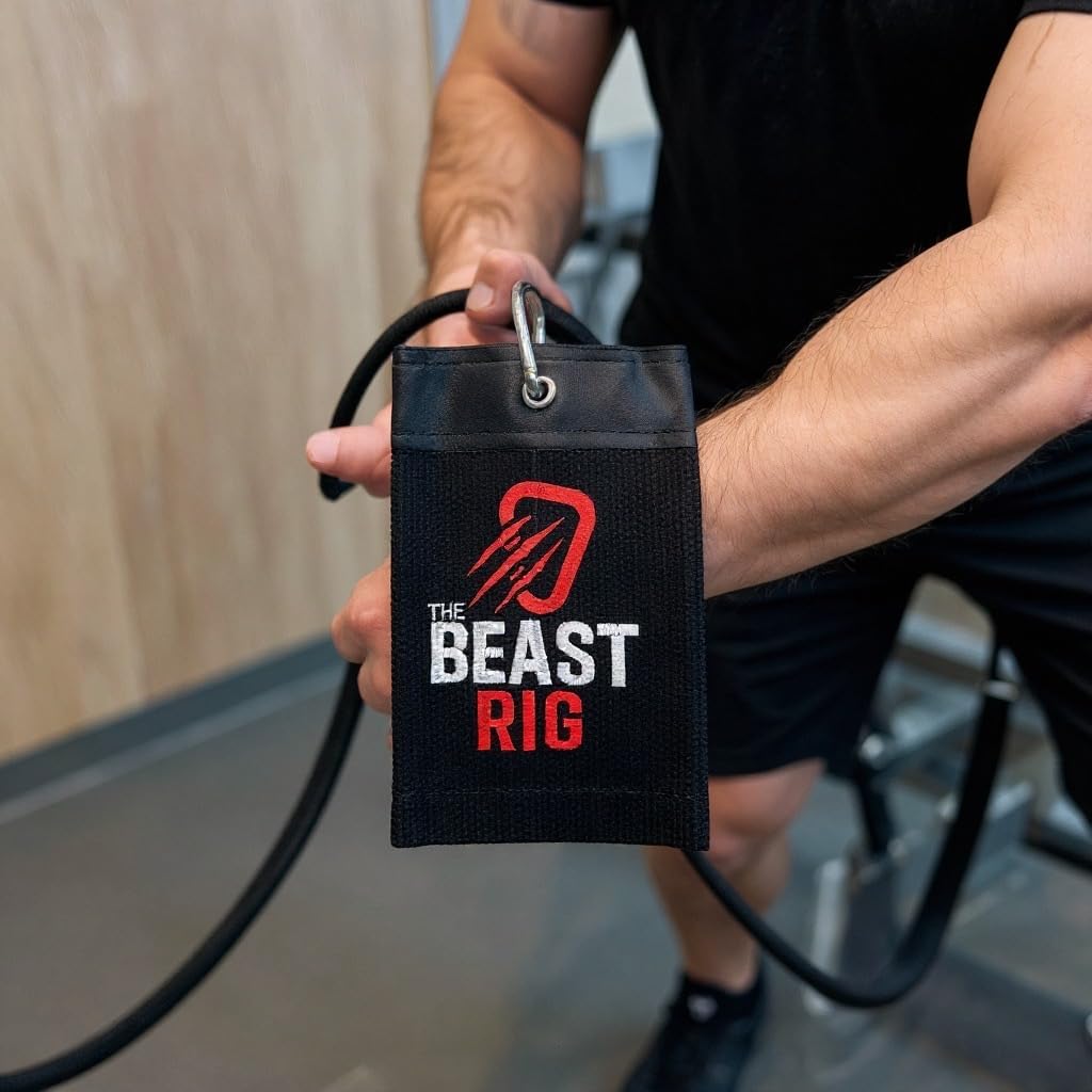 BJJ Training Grip with 5 Levels Resistance Elastic Bands(10-50LB), Black, for Jiu-Jitsu, Grappling, MMA, Martial Arts