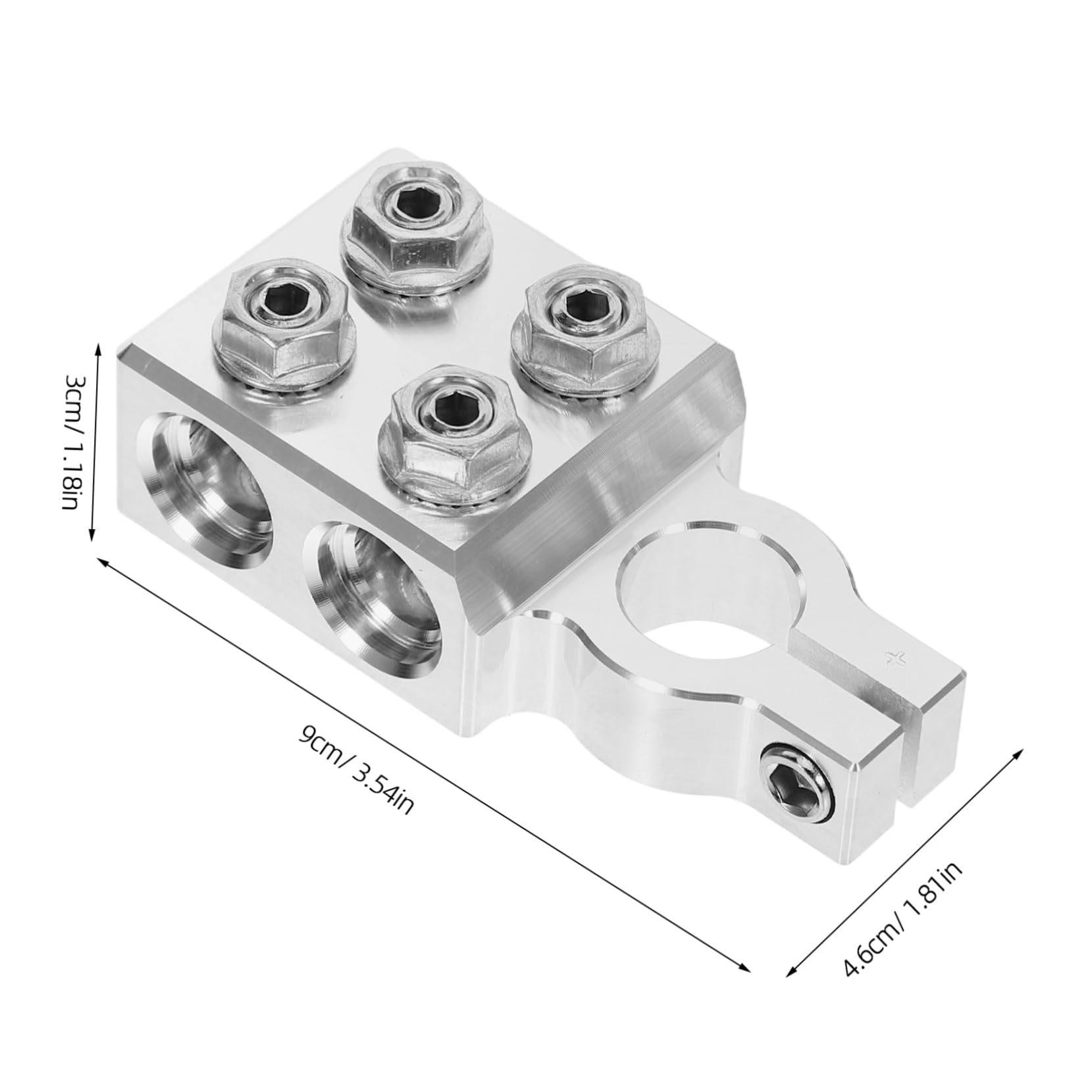 Zerodeko Interrupteur de Déconnexion de Batterie 1 Paire Compatible Véhicules Construction Solide Accessoire de Voiture Coupe-Circuit Sécurité Électrique