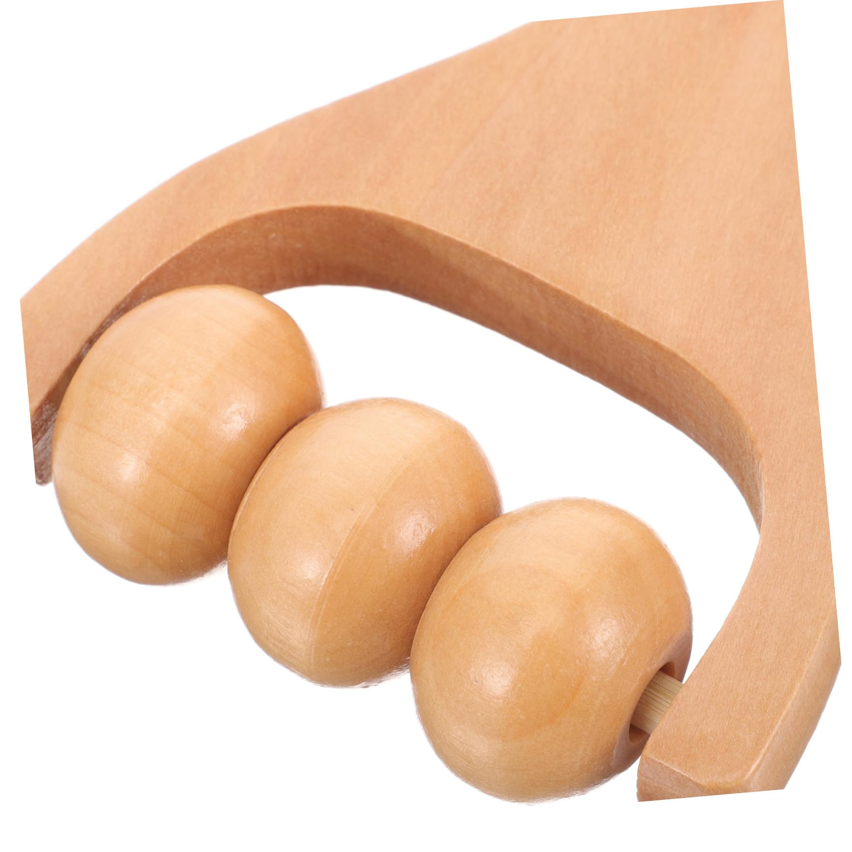 Herramienta de Masaje de Madera 2 Rodillos para Pies y Espalda