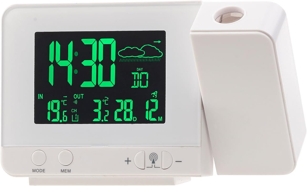 Station Météo Avec Hygromètre Et Horloge Radio-pilotée - Capteur Extérieur, LCD, Pour Contrôle Climat Intérieur