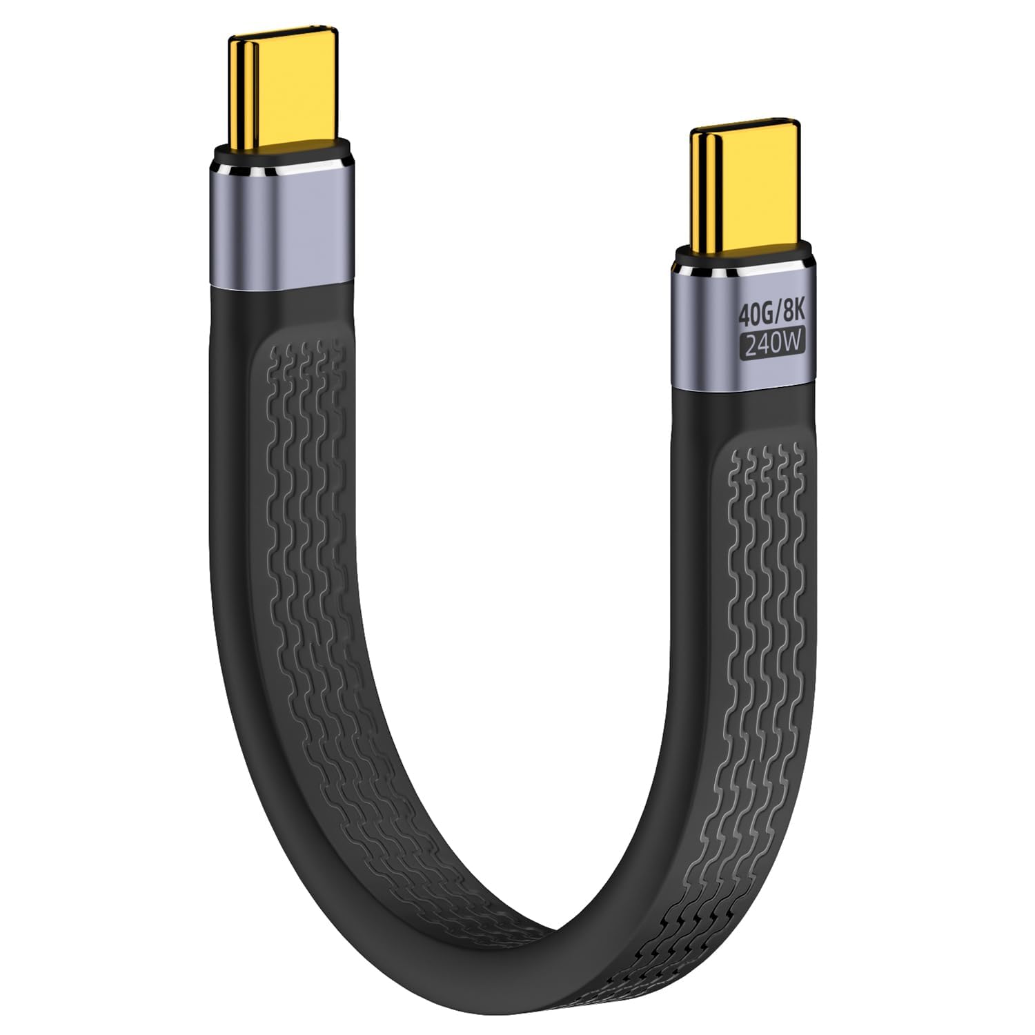 Tobo USB C Cable 5.3 inch, USB C to Type C 240W Fast Charging USB 4 Cable Supports 8K HD Display, 40Gbps Data Transfer for Thunderbolt 4/3, Laptop, Tablet, Phone (TD-1162CC) (B0CTZZTN3Y) Amazon Price History, Amazon Price Tracker