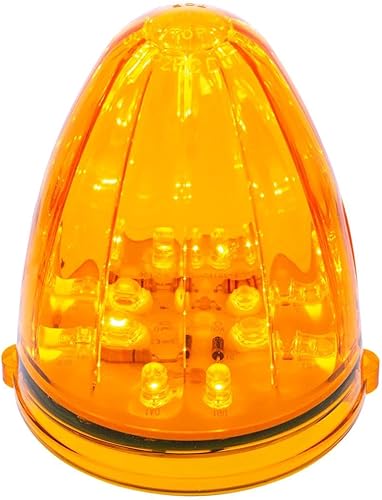 United Pacific 38313 - Luz de cabina de camión - 19 Led Sandía Grakon 1000 Luz de cabina - Lente ámbar Led/ámbar