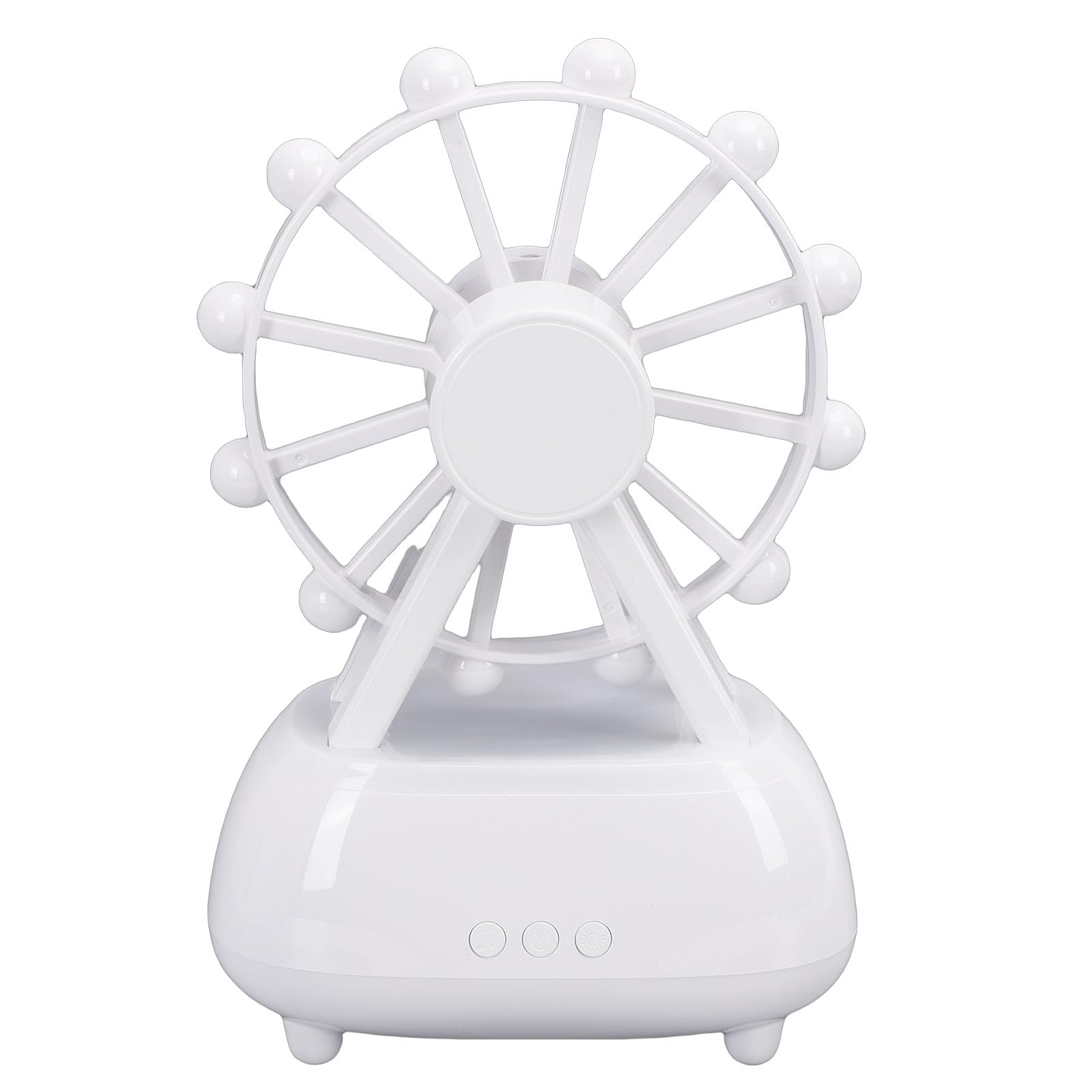 Umidificatore per Luce Notturna con Altoparlante Bluetooth con Design a Ruota Panoramica Rotante per la Camera da Letto di Casa - Diffusore di Oli Essenziali a Nebbia Fredda, Diffusore di