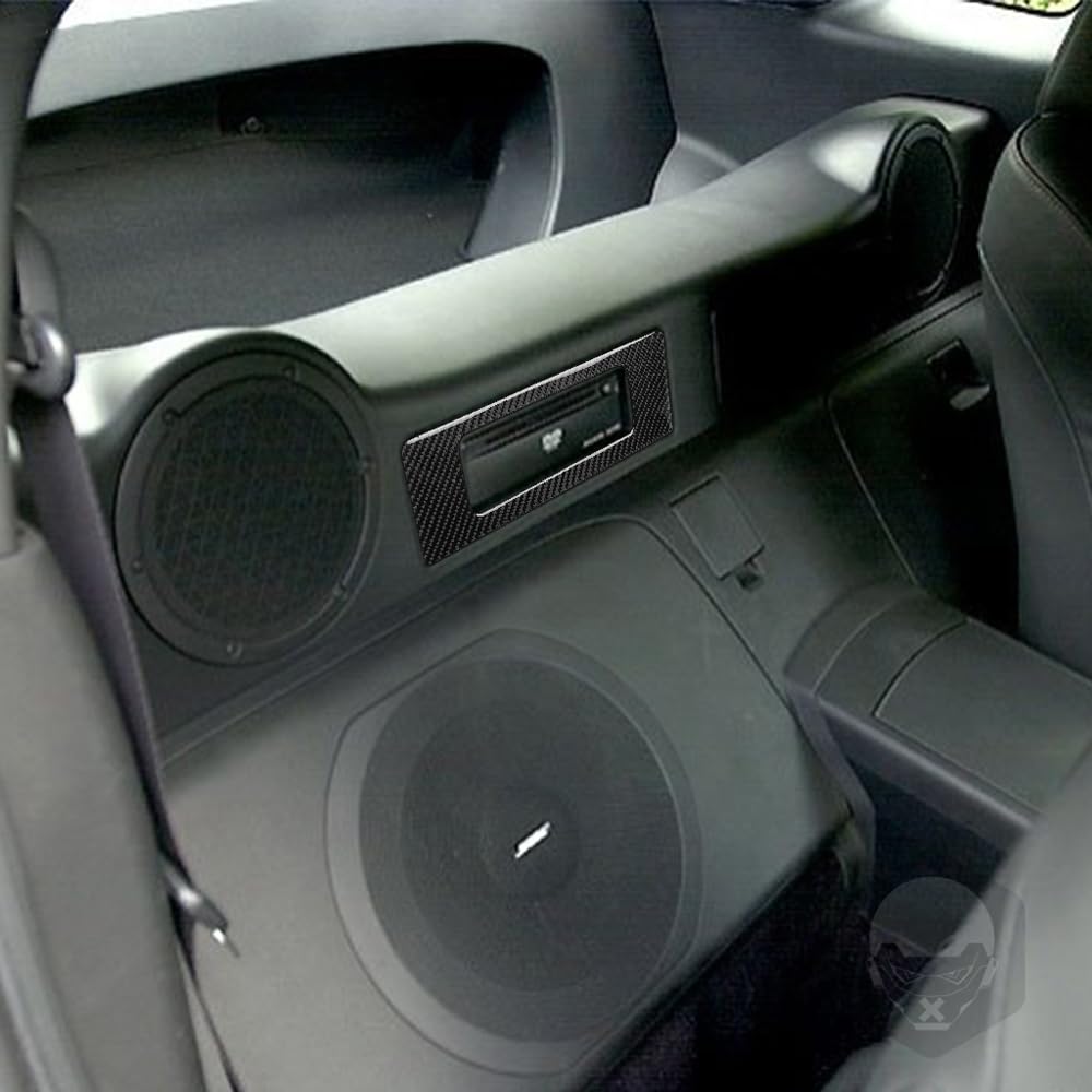 JmorCO Upgrade Carbon Fiber Compatible with Nissan 350Z 2003-2009 DVD Player Sticker 1Pcs