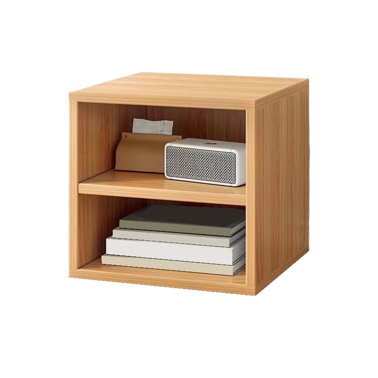 Cenz-888 Portable Bookshelf Square Minimalism Bookshelf Desk Shelf Artificial Board Organize for Office Home Storage Rack