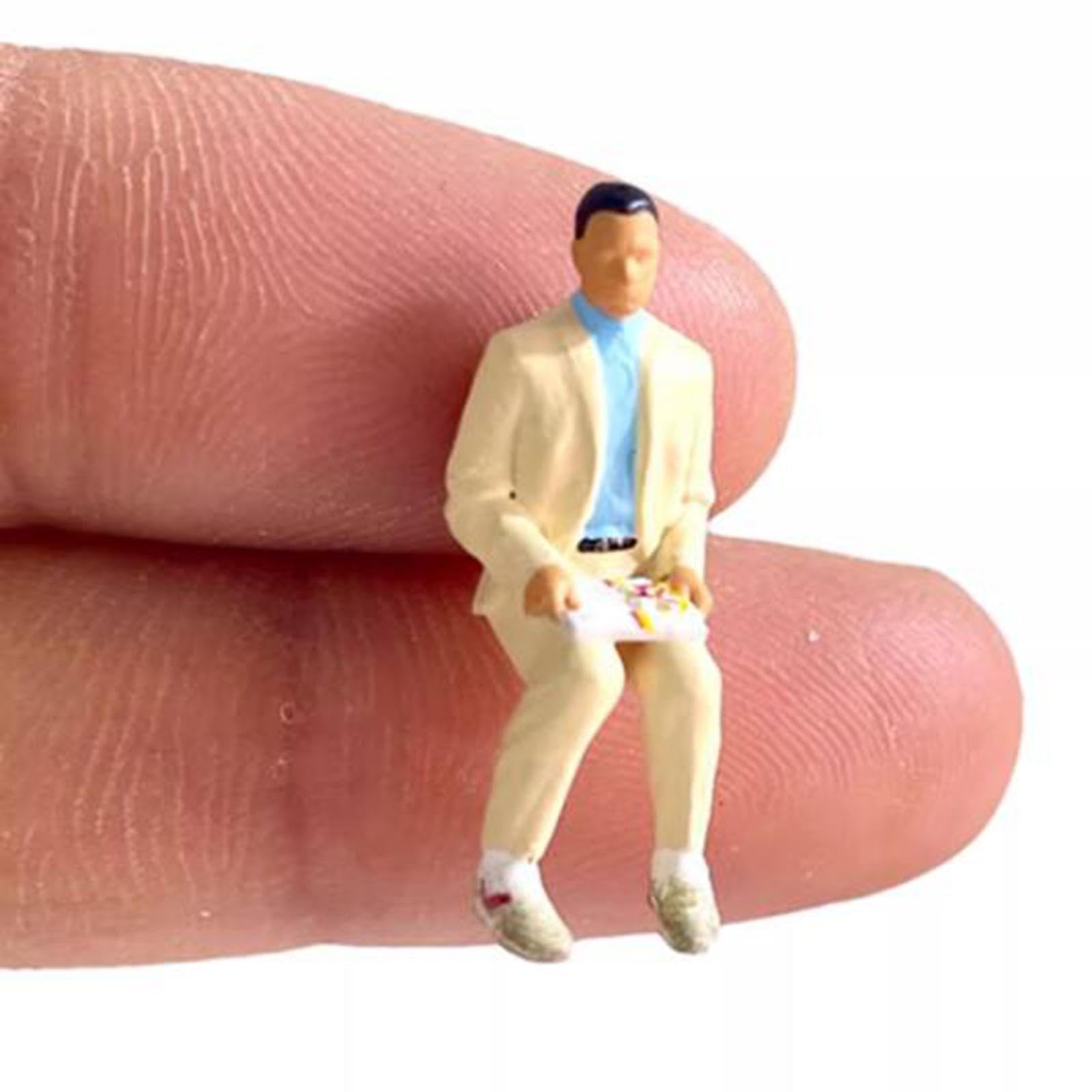 Modellino di Figure Umane Simulate in 1:64, Dipinte a Mano, per Diorami E Paesaggi.