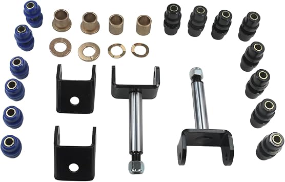 Front Rear End Repair Bushing Kit 1016346 1016349 1016350 Compatible with Club Car DS Gas Electric 1993-Up