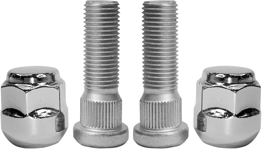 オールドSTUDセット Mysttoo M14x1.50 Chrome Wheel Lug Stud Nut Set Compatible with