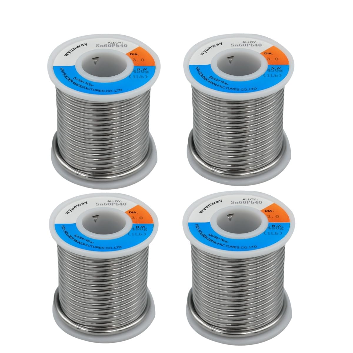 - wyunway 60/40 solder for stained glass solder wire (4LB)