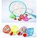 Garneck 20pcs Badminton Shuttlecocks Set: Colorful Plastic Badminton Birdies for Indoor Outdoor Training Balls for Exercise Fitness for Kids Adults Beginner Practice
