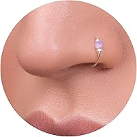 Vista 22 de Anillo de nariz de ópalo Oro ópalo blanco