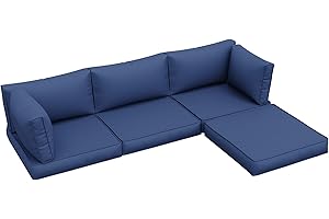 UDPATIO Patio Couch Cushions Replacement, Navy Blue