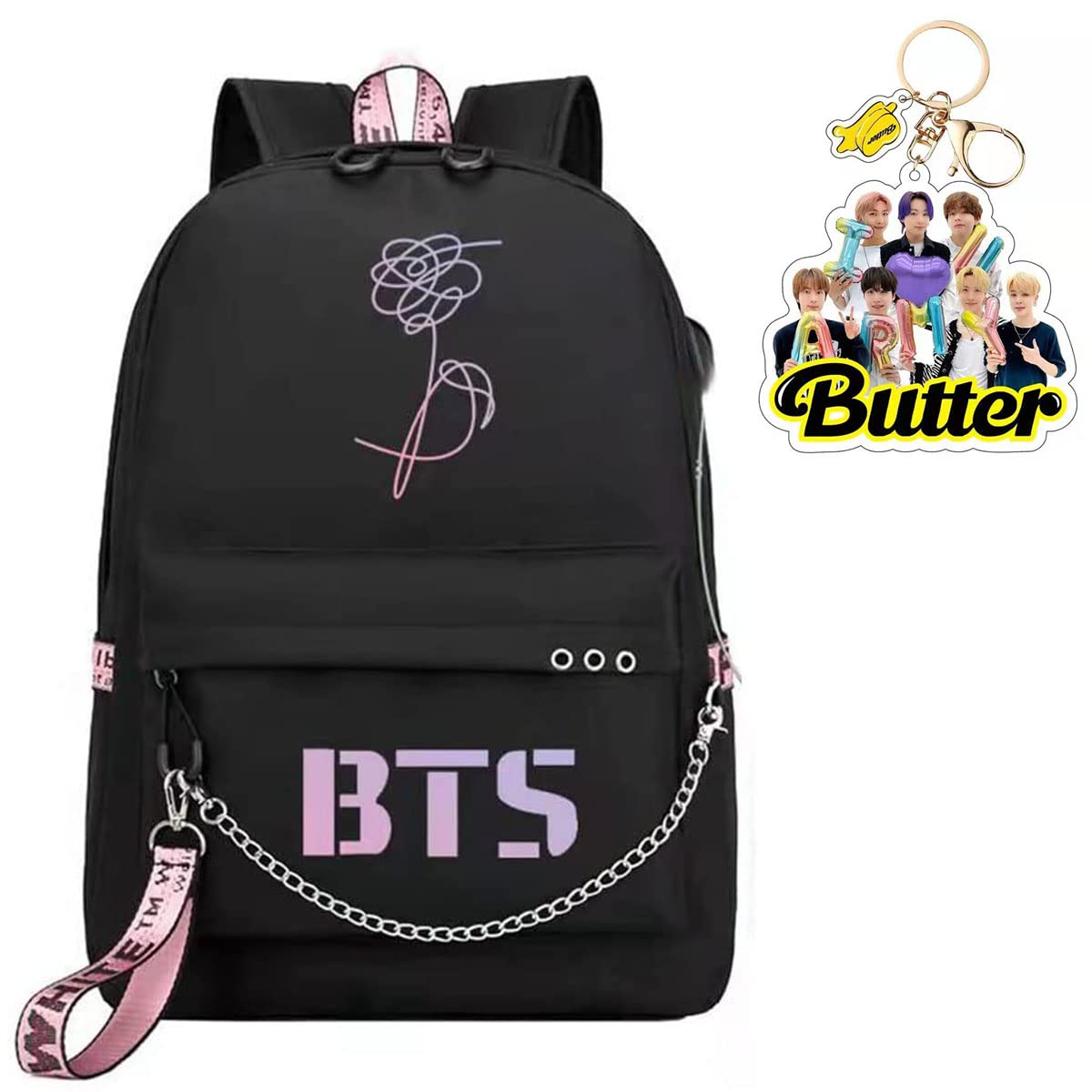 Kpop Love Yourself BTS Backpacks for Girls K pop Merch Merchandise JIMIN V JHOPE SUGA JUNGKOOK Bags 