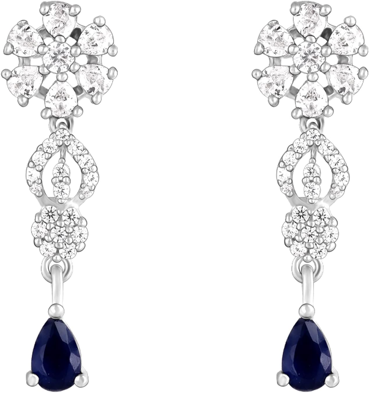GIVA925 Silver Drop of Ocean Earrings | Drops to Gift Women & Girls | With Certificate of Authenticity and 925 Stamp | 6 Month Warranty*