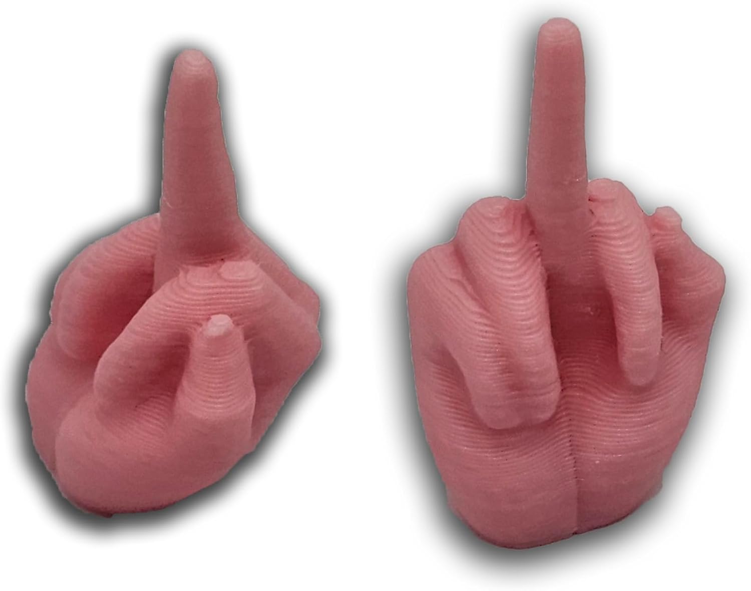 Tiny Middle Finger Hands in Bulk ~110 Pack - Mini Finger Hands Flipping Off | Funny Gag Gifts | Novelty Party Favors for Adults | Desk Accessories | Small Prank Toys | Rainbow Mix Colors Bag of Hands