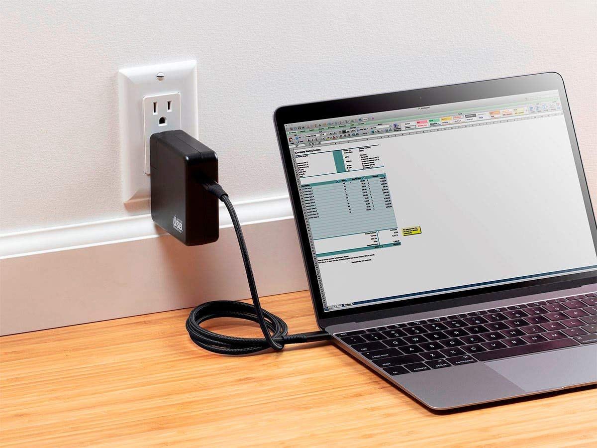 Monoprice - Cavo USB 3.2 Gen 2 Type-C Data and Power Kevlar rinforzato in nylon treccia – 1 metro, 5 A/100 W, serie AtlasFlex