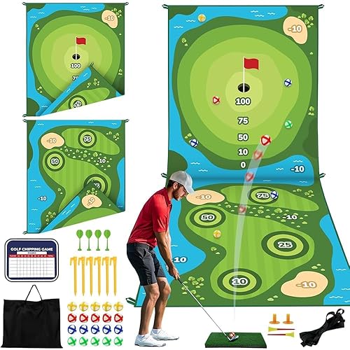 TOY Life Golf Chipping Game, Double-Sided Sticky Golf Pro Battle