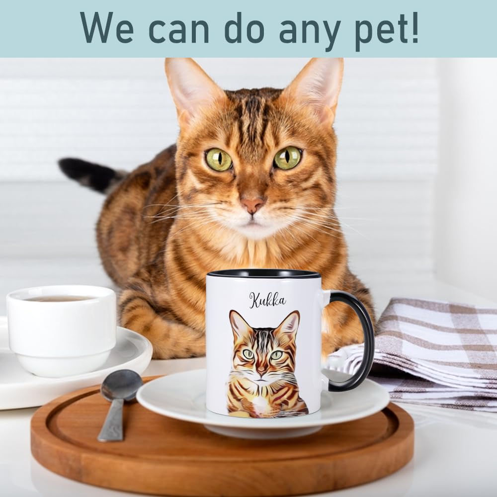 Taza Personalizada Con Inicial Y Nombre Estilo Dinosaurio