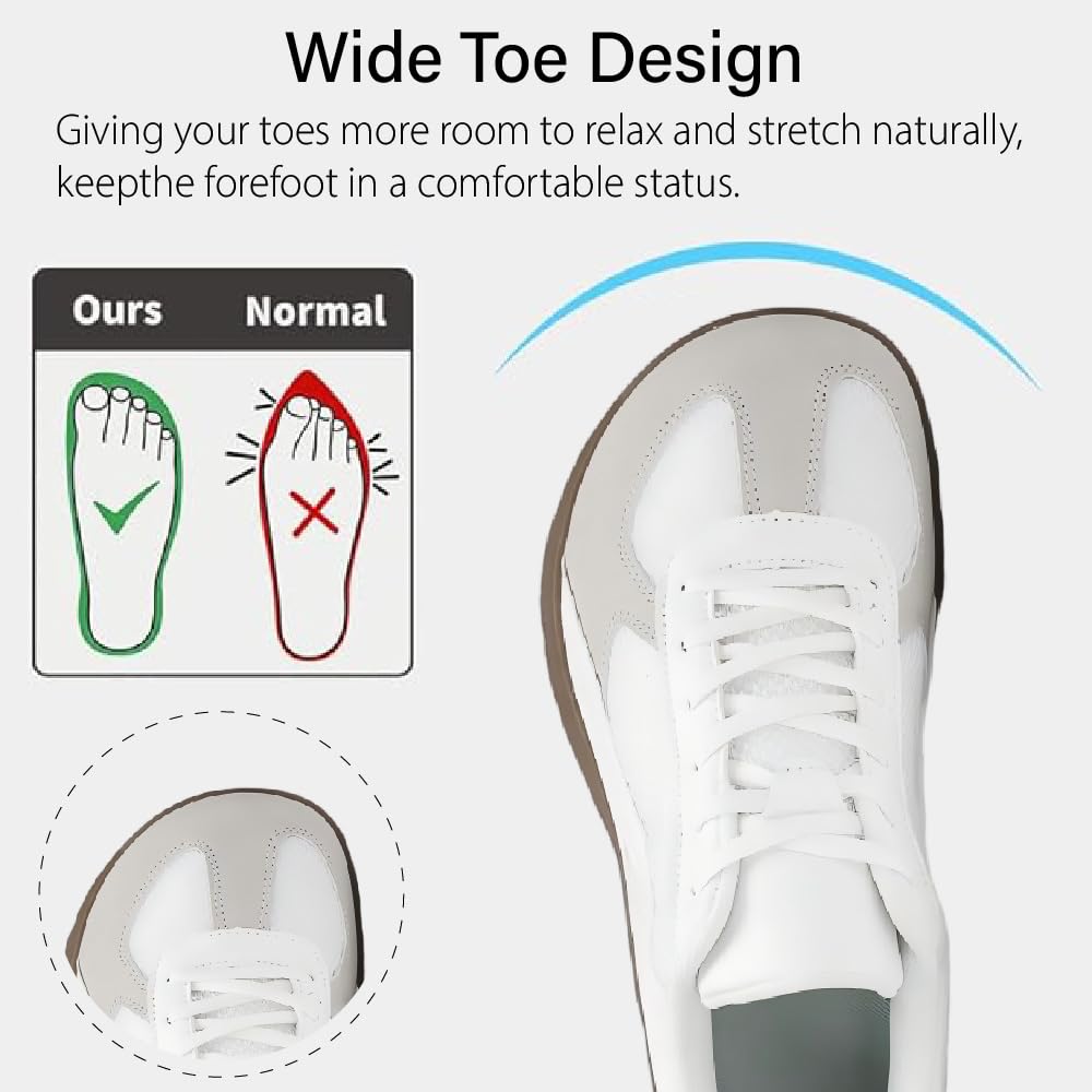 Zapatillas Minimalistas para Hombre Estilo De Horma Ancha Cómodas Ligeras Antideslizantes