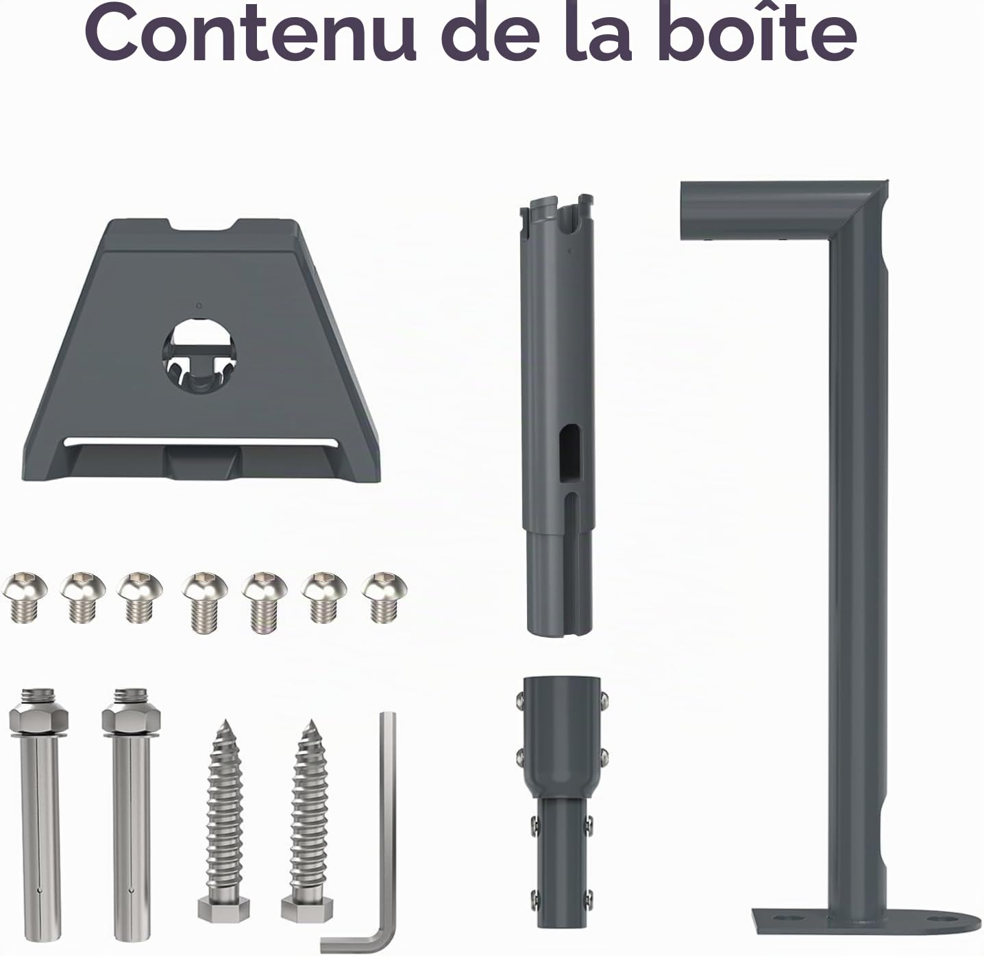 EDUP Support Starlink Gen 3 Réglable à 360°, Fixation Starlink Murale et Poteau, Support Antenne Starlink avec Adaptateur pour Kit Satellite Starlink Standard 4 / 4X / V3 / Gen 3