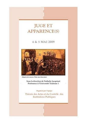Juge et Apparence(s)