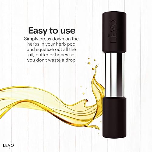 Miniatura 6 de LVO Prensa de hierbas  Prensa de hierbas de acero inoxidable y silicona  Accesorio para LVO I & LVO II  Extrae cada gota de tus infusiones de