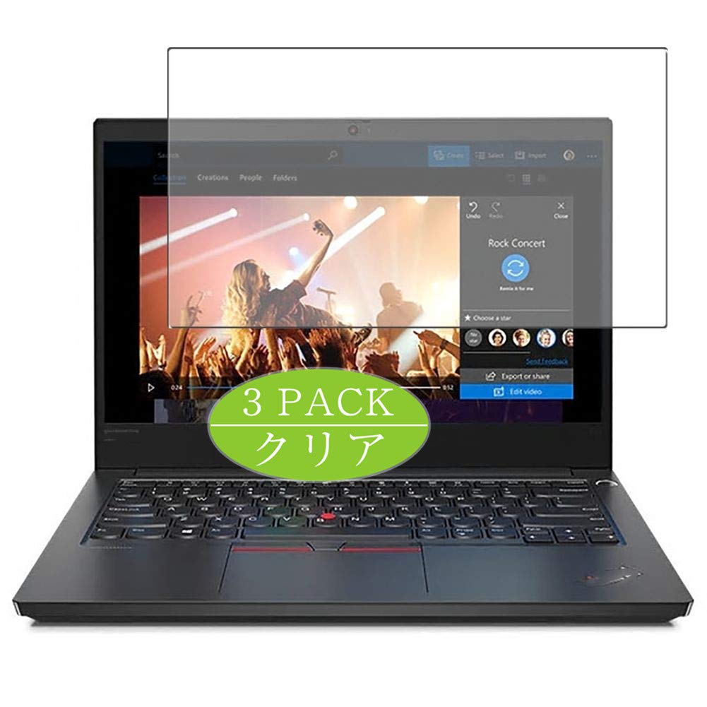 Synvy [3 Pack] Screen Protector, Compatible with Lenovo ThinkPad E14 14" TPU Film Protectors [Not Tempered Glass]