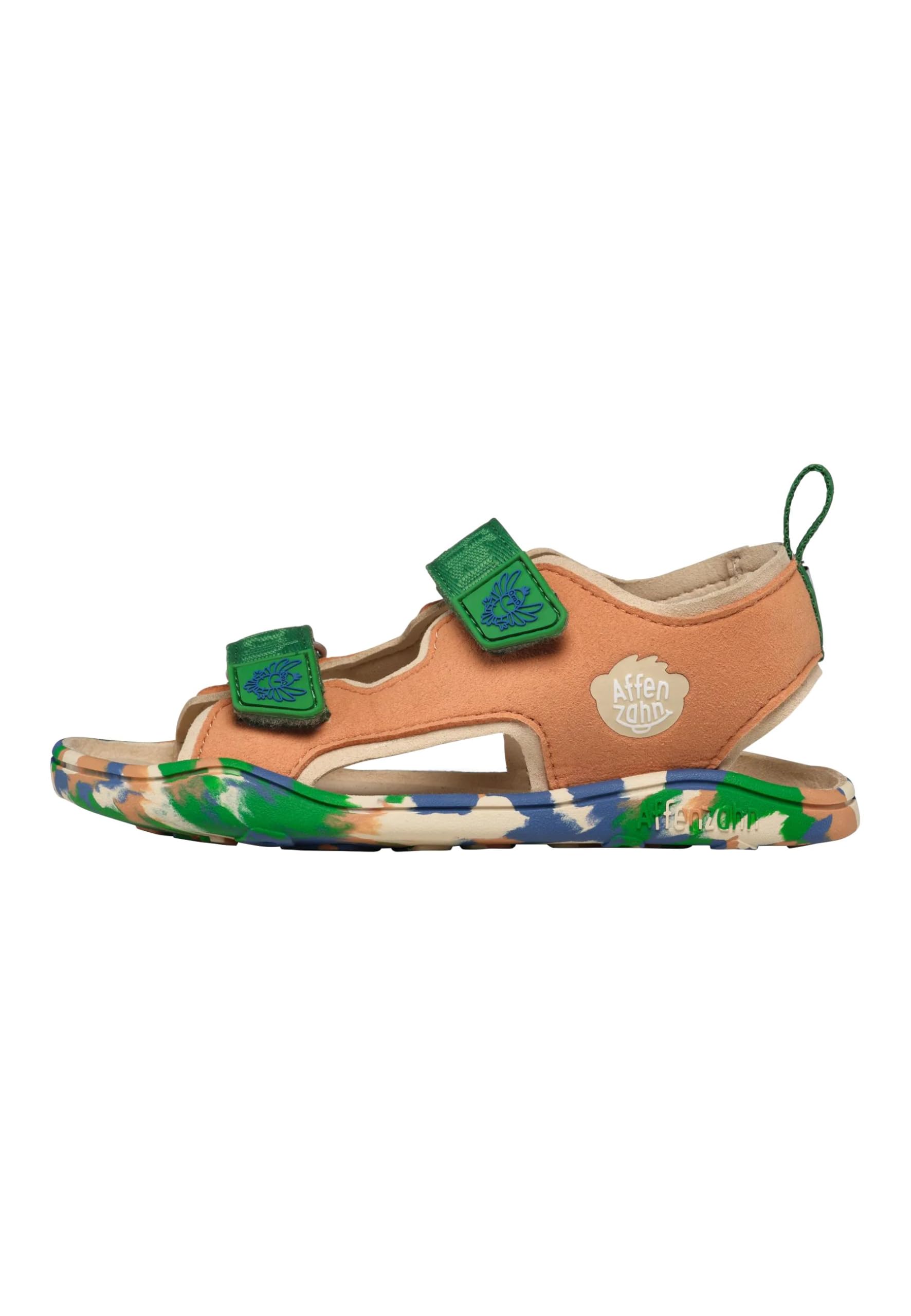 Affenzahn Sandale Vegan Airy Chaussures à Scratch, antidérapantes, Flexibles, aérées et légères pour l'été, Taille 21-32