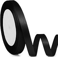 Vista 64 de Cinta de satén de 5/8" x 100 yardas - Cinta de seda naranja otoñal con carrete - Ideal para envolver regalos, ramos florales, manualidades