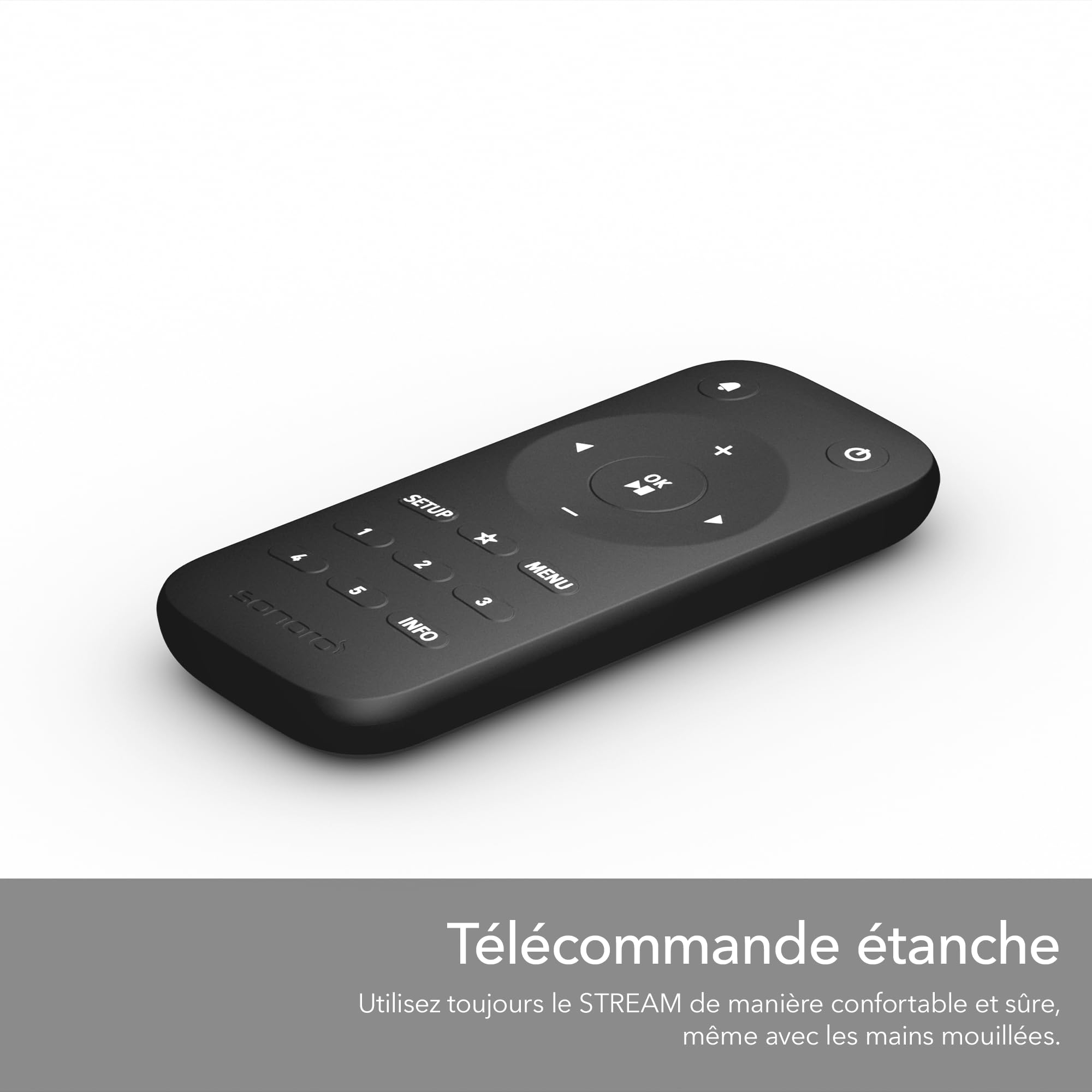 sonoro Stream Radio Internet avec Bluetooth (FM, Wi-FI, Spotify, Deezer, résistante aux éclaboussures) érable/Blanc