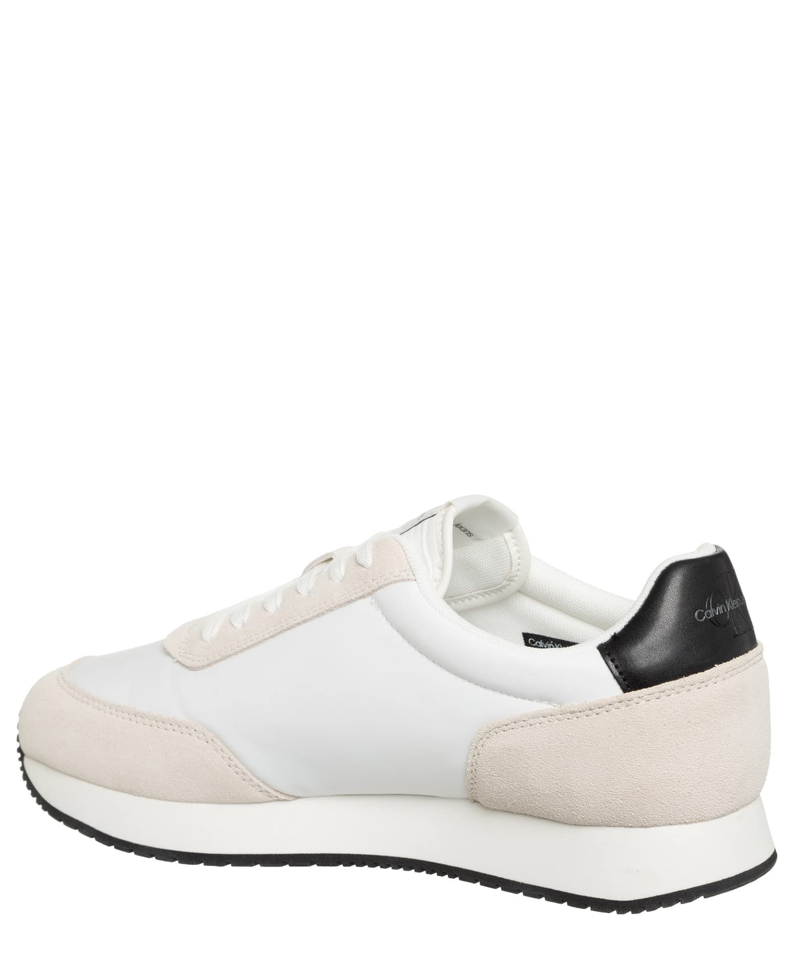 Calvin Klein Jeans Sneaker con LogoTipo para Hombre, Multicolor (Black/Bright/White), 42