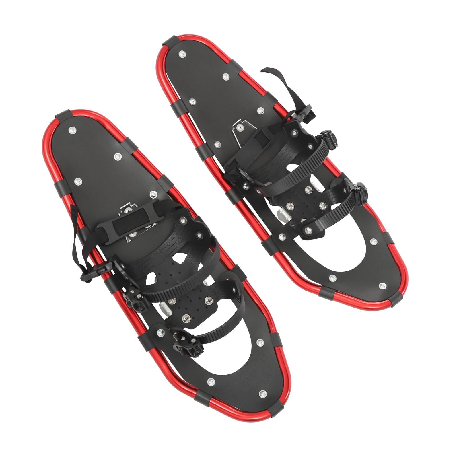 ZUANYAN 25 Inch Snowshoes, Snowshoes& Adjuatable Trekking Poles, Snowshoes for Adults Men Women(USA)