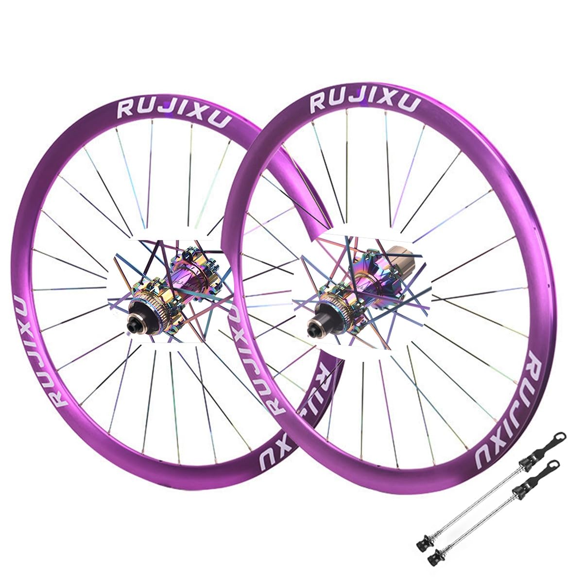 Amazon | ロードバイクホイールセット 700c アルミ合金製 24穴 リム
