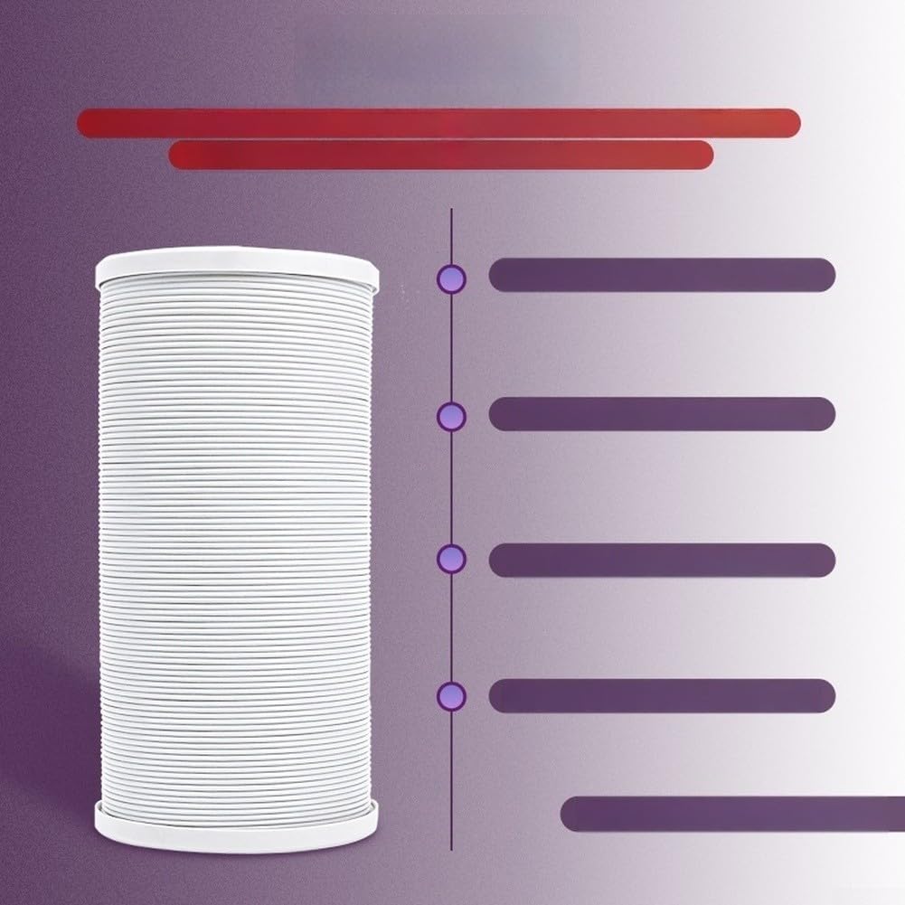 Tubo di scarico portatile per condizionatore d'aria, 13 cm/15 cm, tubo espandibile in PVC con rinforzo in filo di acciaio e anello di serraggio (13 cm, 2 m)