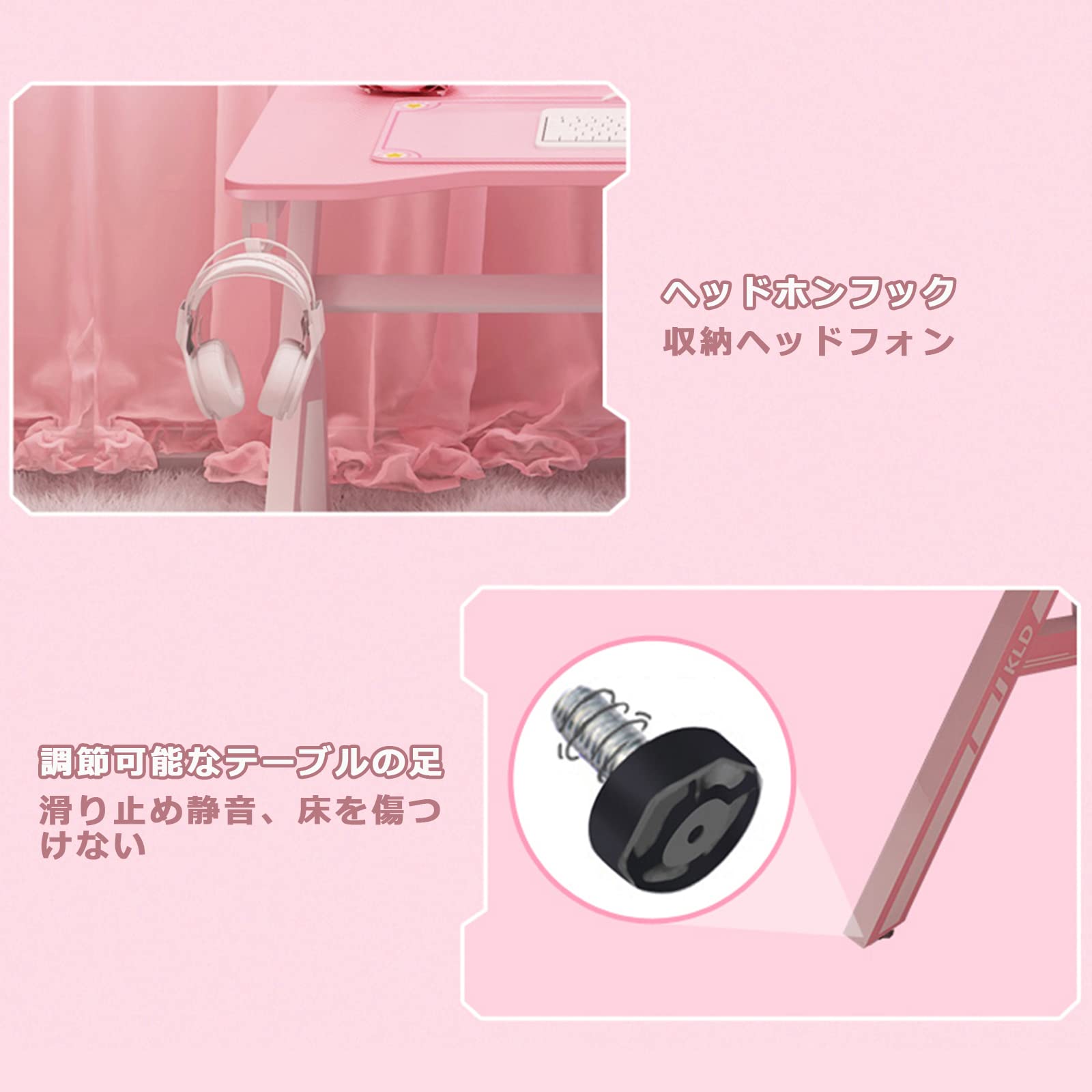 Amazon.co.jp: ゲーミングデスク PCデスク ゲーミングチェア炭素繊維目