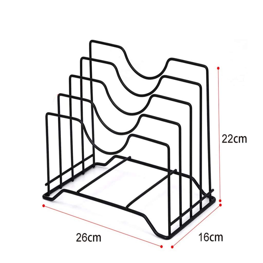Soporte para Tapa de Olla, Estante para Platos de Almacenamiento, Organizador para Tabla de Cortar, Utensilios de Cocina para Hornear, Cubierta para Tapa de sartén