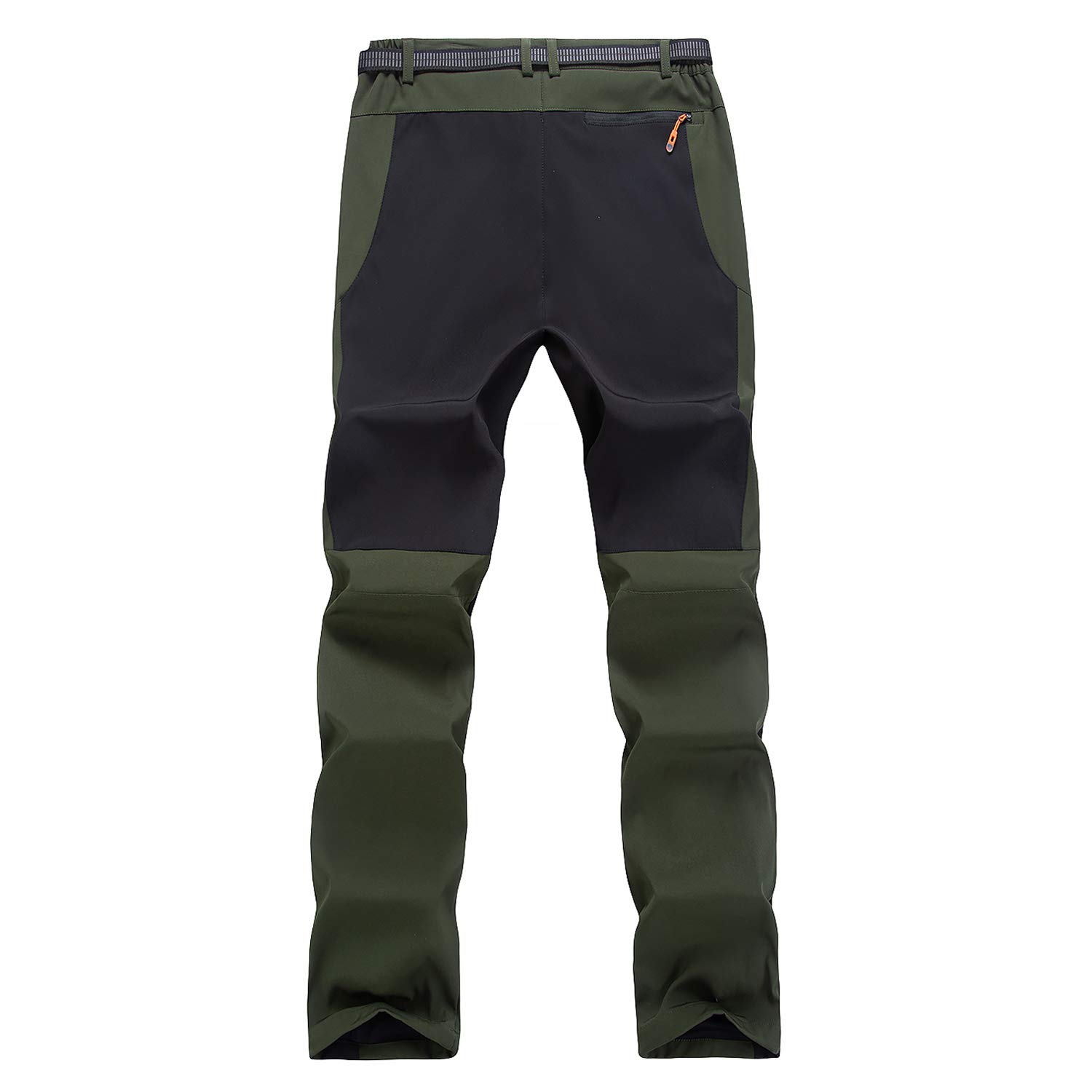 para los Hombres al Aire Libre Pantalones de Senderismo Peso Ligero Resistente al Agua Caminando Caza con Cinturón