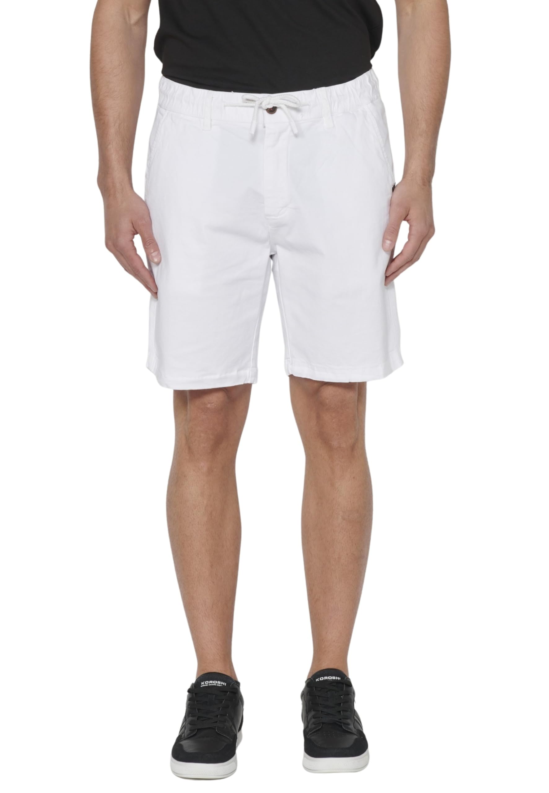 Koroshi Pantalón Corto Bermuda Vaquera Stretch Regular Color Blanco para Hombre, de Color Blanco