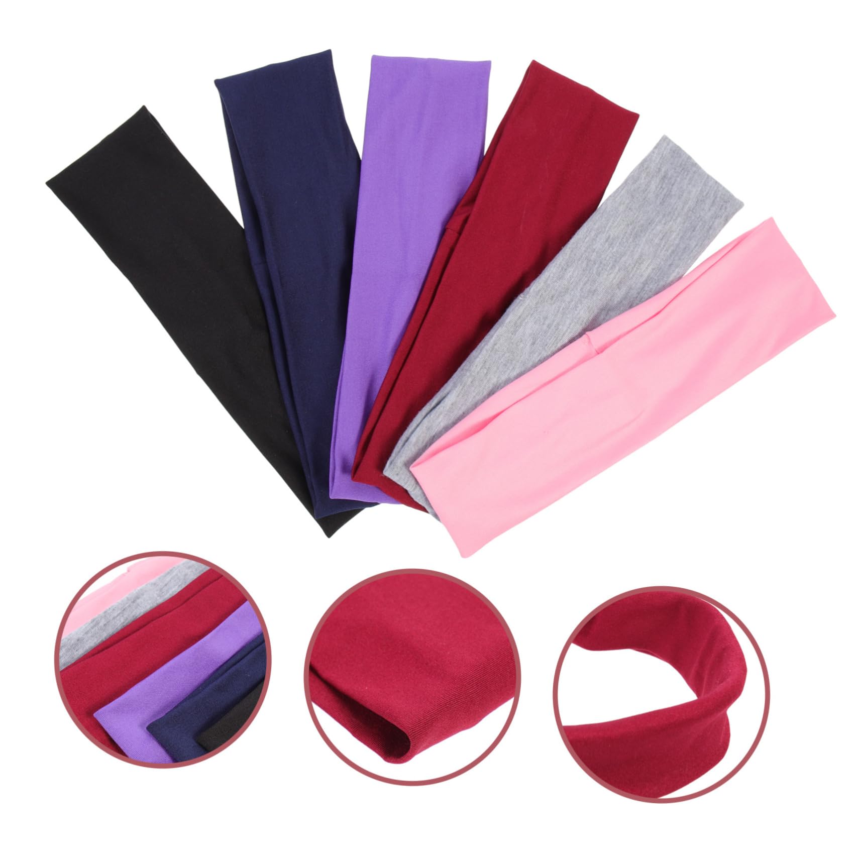 Toyvian Anti-schlupf-Stirnband Haarband Schweißband Mädchen Stirnband Sportartikel Sport Stirnband Für Mädchen Stirnbänder Für Damen rutschfest Polyester