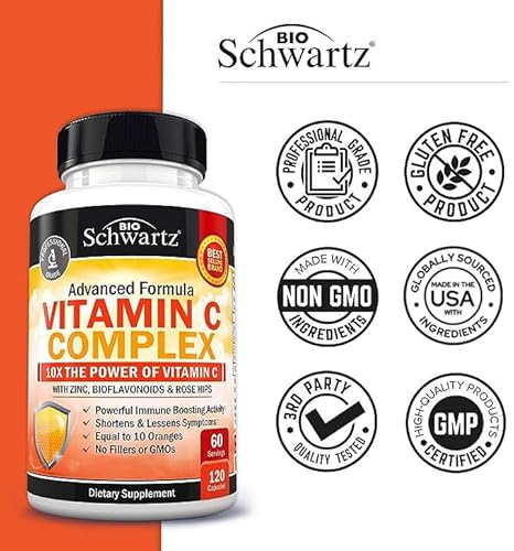 Bioschwartz BIO-ZINC-GS-1 Vitamin C Complex Supplement - Vitamin C 1000Mg Capsules thumb #4