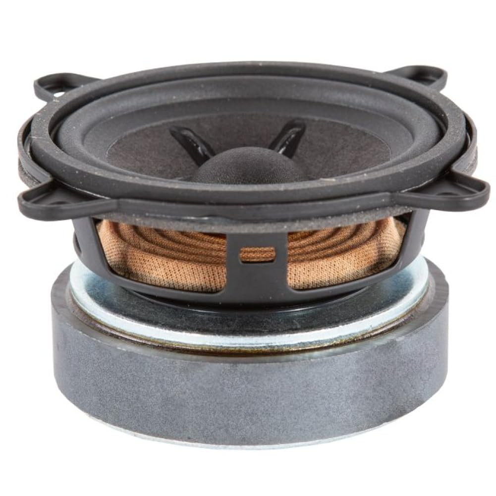 KIT Set pour FAITAL Pro 3FE25 4 ohm, 1 Haut-Parleur woofer 8 cm 80 mm 3" de diamètre, 20 Watts rms et 40 Watts Max, sensibilité 91 DB, pour Voitures, 1 pièce