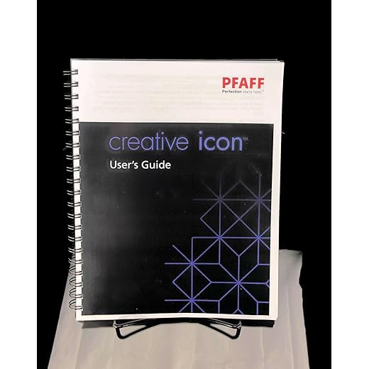 PFAFF Creative Icon Sewing Machine Instructions Manual Owners Guide COLOR COPY REPRINT